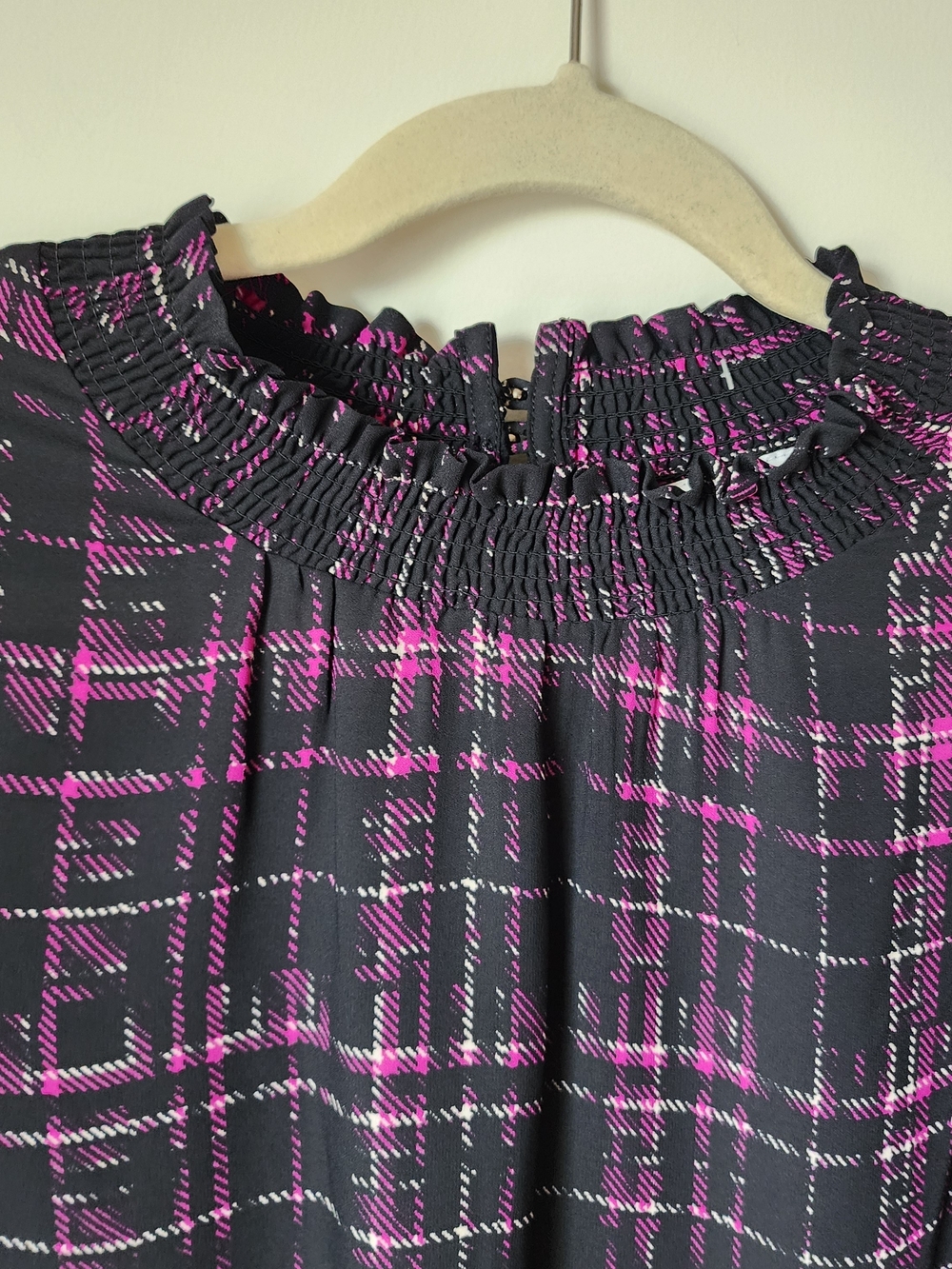 Plaid Paisley Tunic Blouse - Picture 7 of 11